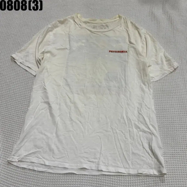 [BUNJANG] Patagonia Graphic T-Shirt White / 파타고니아 그래픽 반팔 티셔츠 화이트 s 8/8