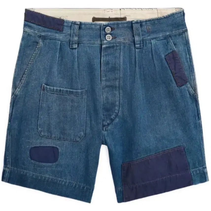 [BUNJANG] RRL Patchwork Denim Shorts / rrl 패치워크 반바지 쇼츠