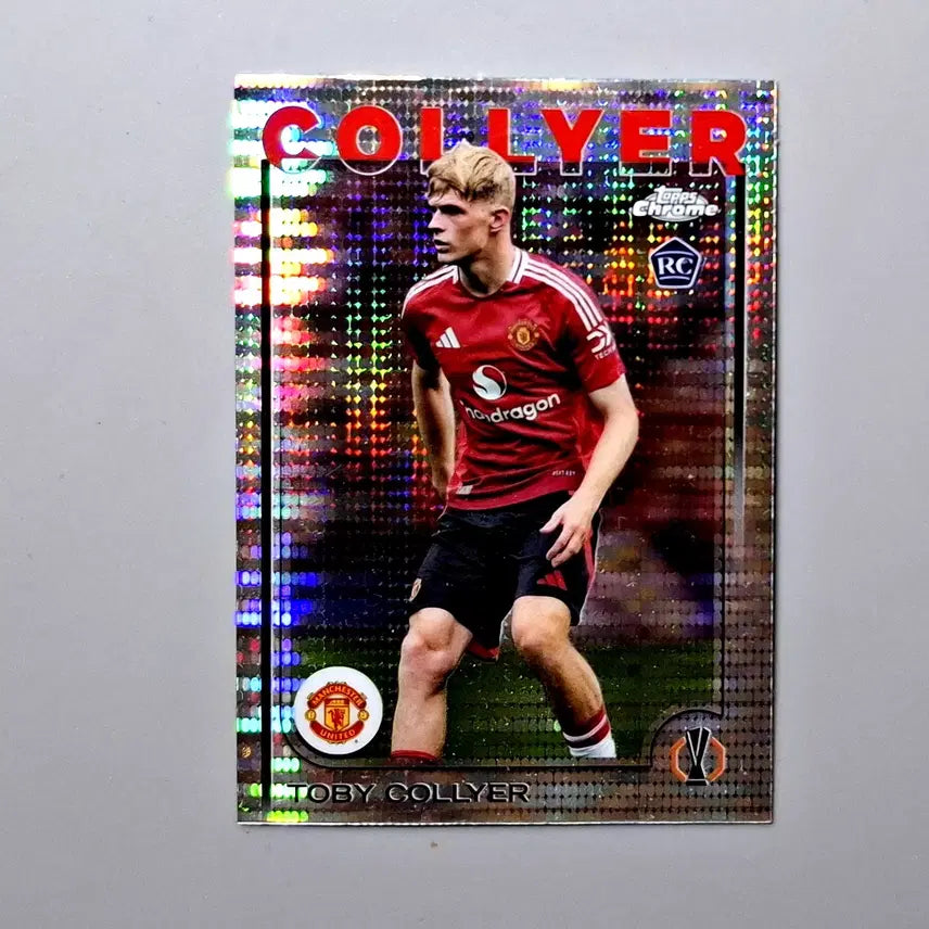 [BUNJANG] Manchester United Toby Collyer Rookie Pulsar Refractor Soccer Card / 맨유 토비 콜리에르 루키 펄사 리플렉터 PL 해외축구 탑스크롬