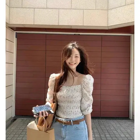 [BUNJANG] JENNIE-O All Seasons Blouse / 제니오 올 시즌스 블라우스