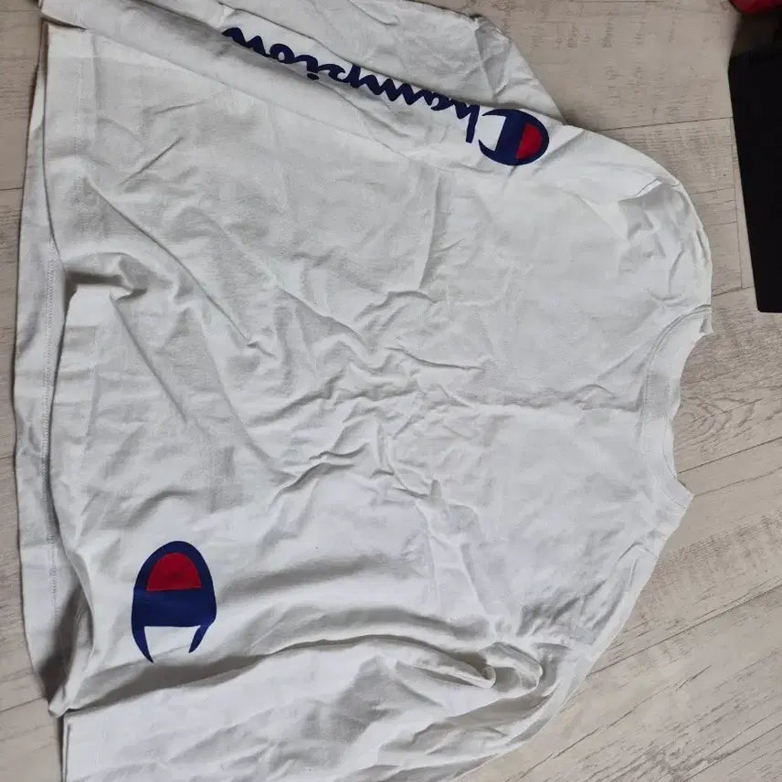 [BUNJANG] Champion Long Sleeve T-Shirt White L / 챔피온 긴팔 티셔츠 흰색 L