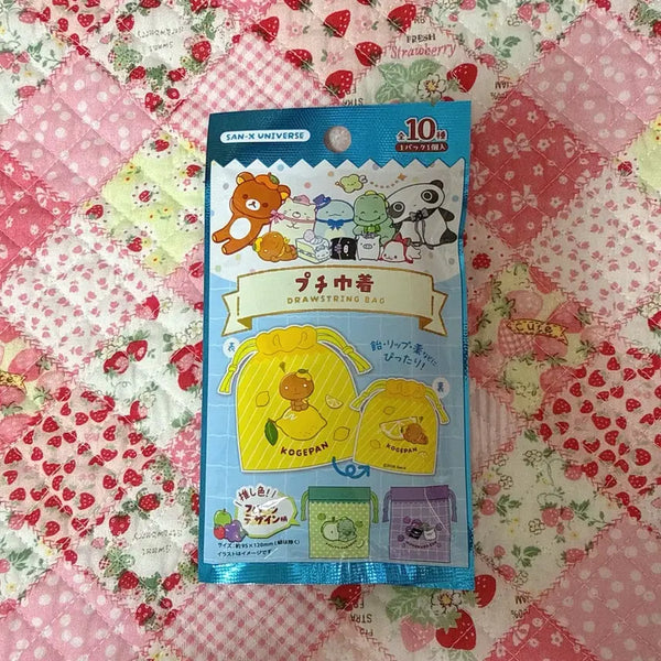 [BUNJANG] San-X Fruit Drawstring Pouch / 산엑스 후르츠 복조리개 파우치