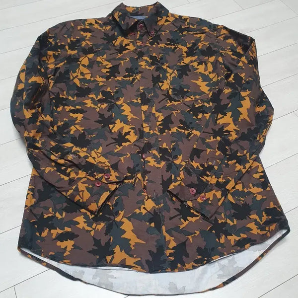 [BUNJANG] Urbanwhite Camo Pattern Shirt (M) / 어반화이트 카모 패턴 셔츠 (M)