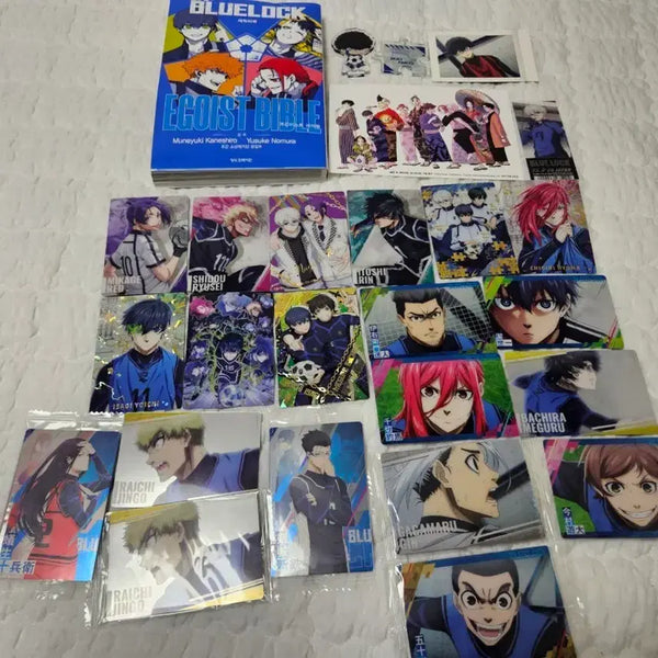 [BUNJANG] Blue Lock Character Book Vol. 1 & Photocard Set / 블루록 캐릭터북 1권, 포카 등 굿즈 판매