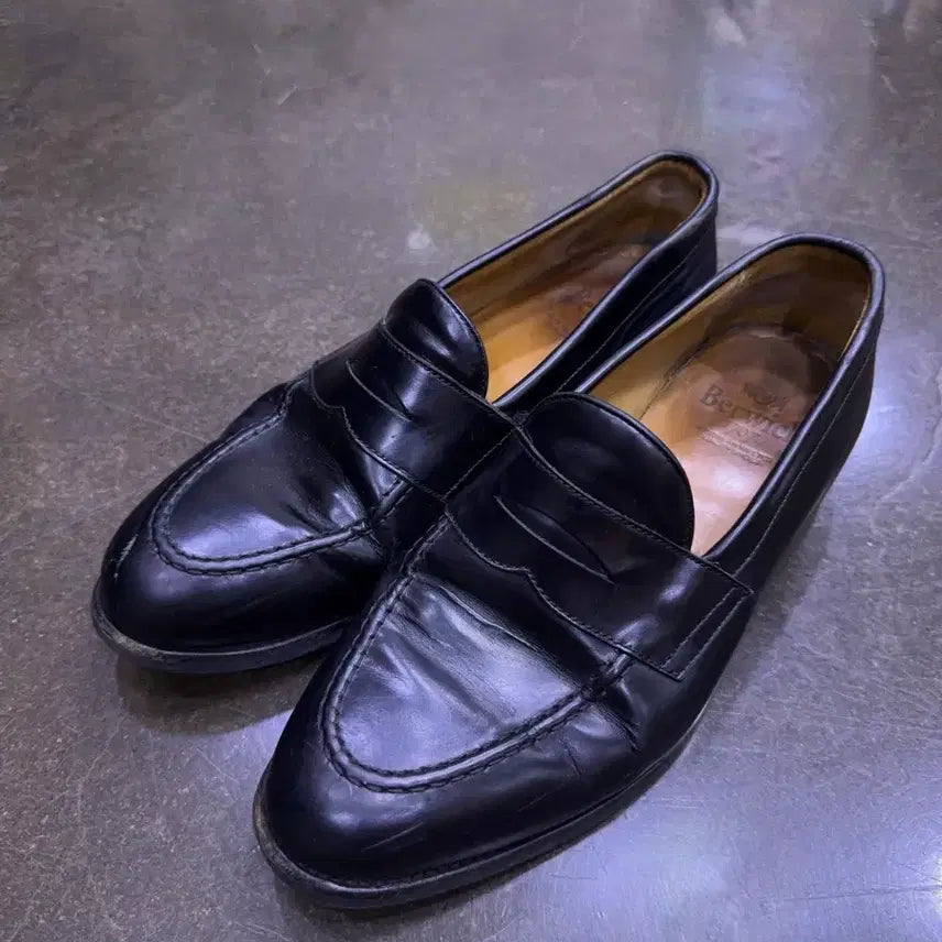 [BUNJANG] Berwick 9628 Classic Penny Loafers Black UK 8.5 / 버윅 9628 클래식 페니로퍼 블랙 슈즈 UK 8.5