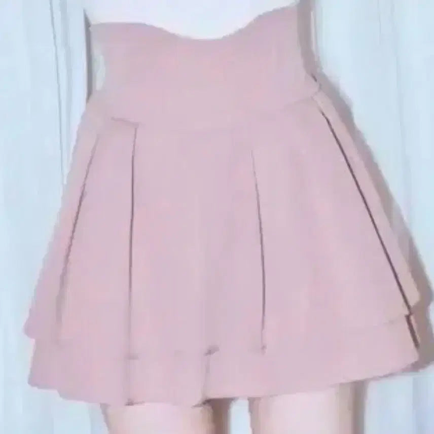 [BUNJANG] Michelle Macaron Pink Miga Skirt (Size S) / 미셸마카롱 미각스커트 핑크 s