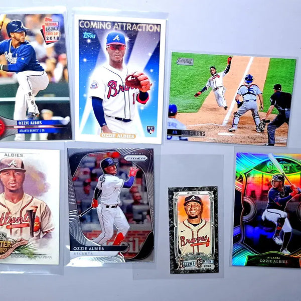 [BUNJANG] MLB Ozzie Albies Rookie Card Bundle (7 Cards) / MLB 오지 알비스 루키 등 7장 묶음 애틀랜타
