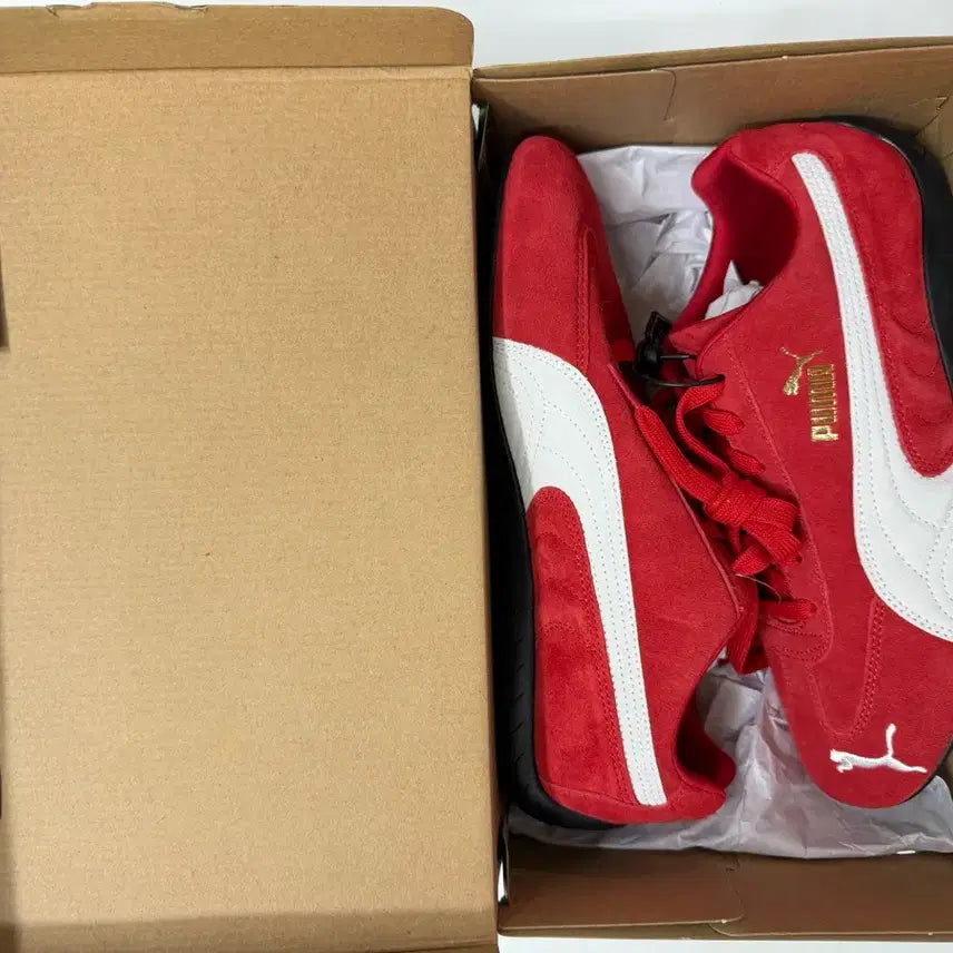 [BUNJANG] Puma Speedcat Suede Sneakers Red 275 / 푸마 스피드캣 275(새상품)