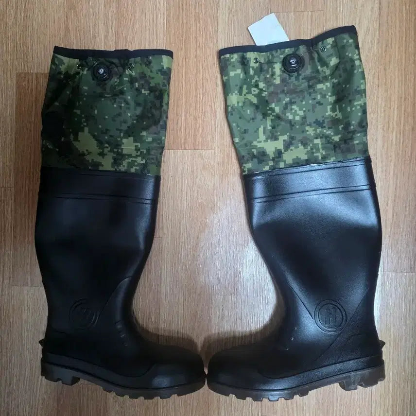 [BUNJANG] DCK Camouflage Fishing Boots / dck 카모플라쥬 장화 낚시 장화
