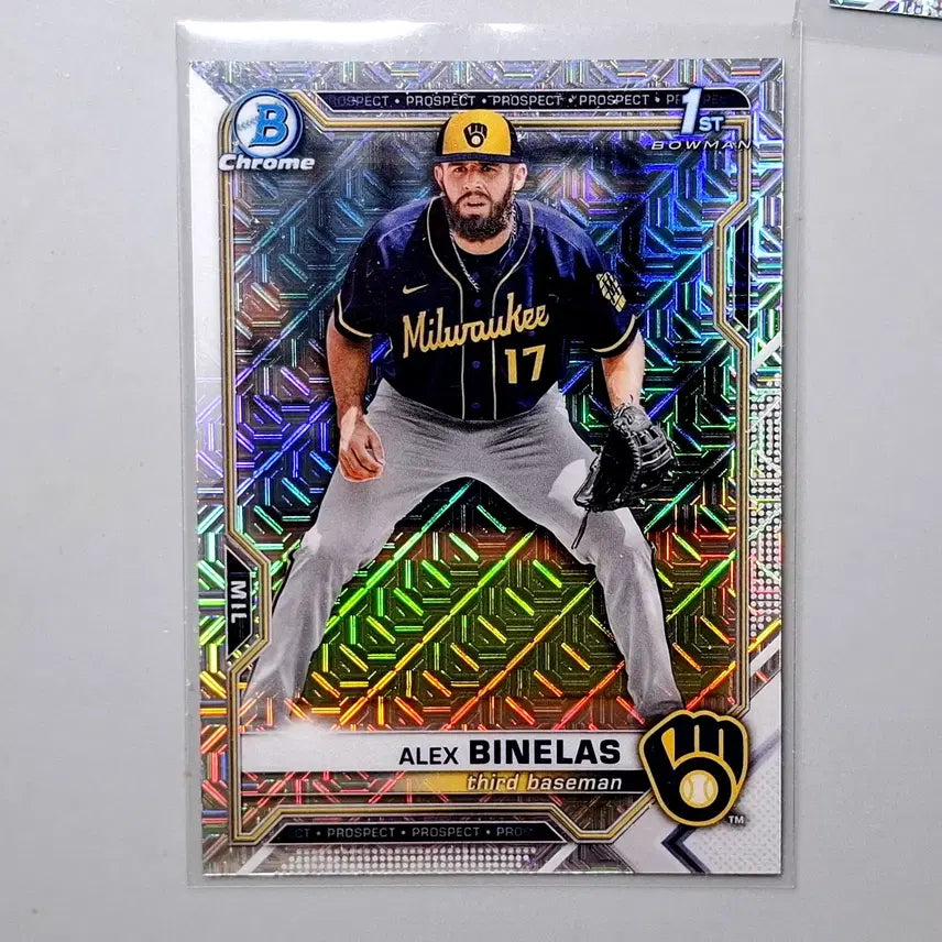[BUNJANG] MLB Alexander Canario Bowman Chrome Prospect Mojo Refractor 2021 / MLB 알렉사 비넬라스 퍼스트 아시아한정 모조리플렉터 2021 보우먼크롬 유망주