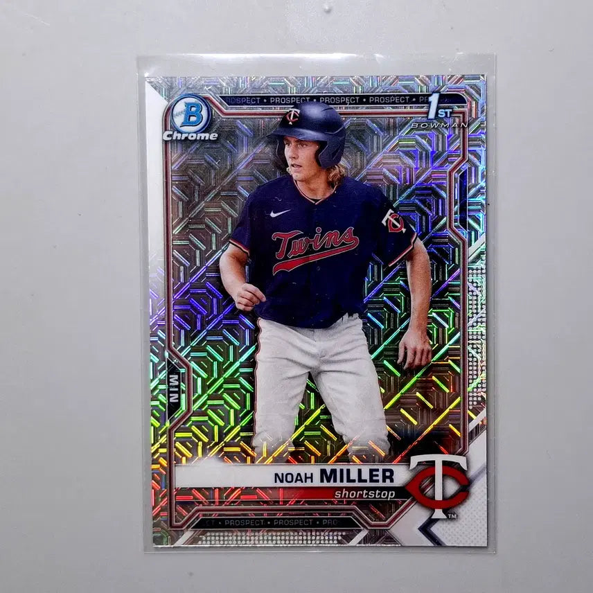 [BUNJANG] MLB Noah Miller 2021 Bowman Chrome Mojo Refractor First Asia Limited / MLB 노아밀러 퍼스트 아시아 한정 모조 리플렉테 2021 보우먼크롬