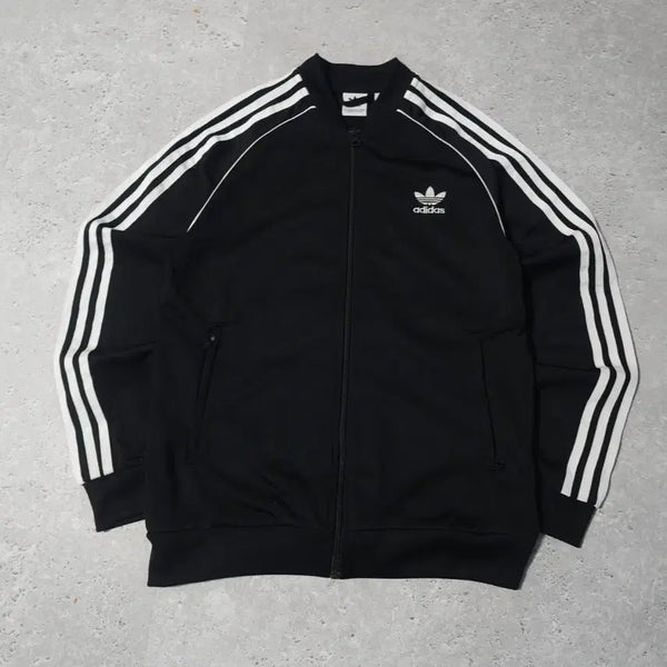 [BUNJANG] Adidas Superstar Track Jacket Black / 아디다스 삼선 슈퍼스타 블랙 트레이닝 져지 자켓