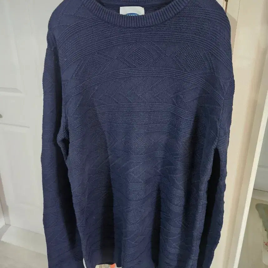 [BUNJANG] Old Navy Navy Pattern Knit Sweater / 올드네이비 네이비 패턴 니트
