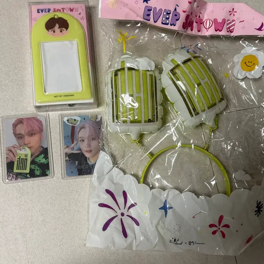 [BUNJANG] NCT Haechan Photocard Holder & Balloon Headband / NCT 엔시티 에버랜드 해찬 포카 홀더 풍선 머리띠