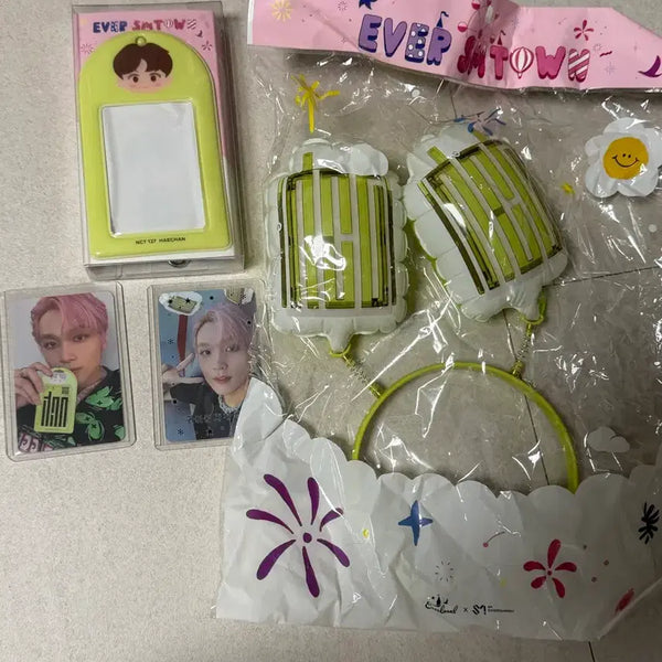 [BUNJANG] NCT Haechan Photocard Holder & Balloon Headband / NCT 엔시티 에버랜드 해찬 포카 홀더 풍선 머리띠