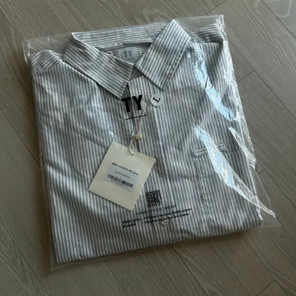 [BUNJANG] TTEULYEONG TY All Day Stripe Shirt / 틀영 TY 올데이 스트라이프 셔츠 새제품