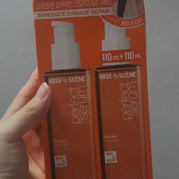 [BUNJANG] Miseenscene Perfect Original Serum 110ml Set of 2 / [미개봉] 미쟝센 퍼펙트 오리지널 세럼 110ml 2개 세트