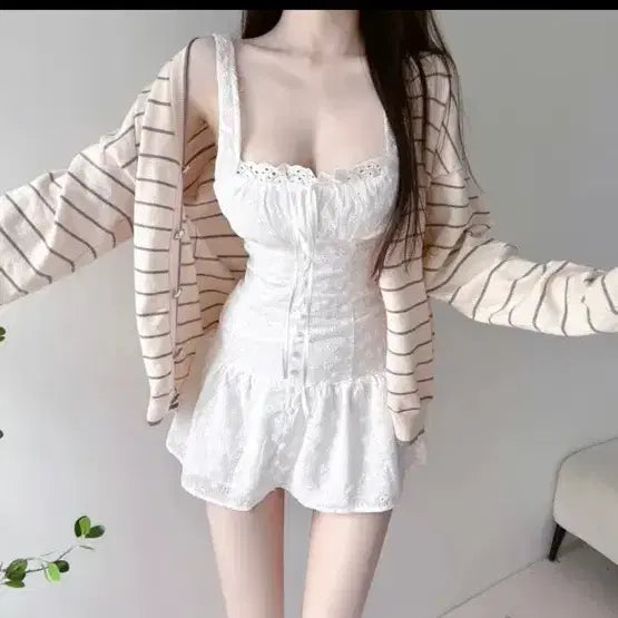 [BUNJANG] Soon-ne Rose Lace Cardigan / [품절대란] 순느 로즈 레이스 가디건