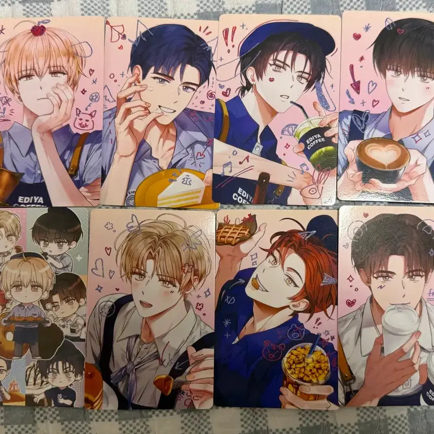 [BUNJANG] The Novel's Tale TESTAR Ediya Collaboration Photocard Set / 데못죽 테스타 이디야 콜라보 포카 굿즈 세트