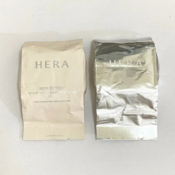 [BUNJANG] Hera Reflection Skin Glow Cushion Foundation Set (00N1 DIA, 21N1 Vanilla) / 헤라 리플렉션 스킨 글로우 쿠션 파운데이션00N1 + 21N1 (미니)