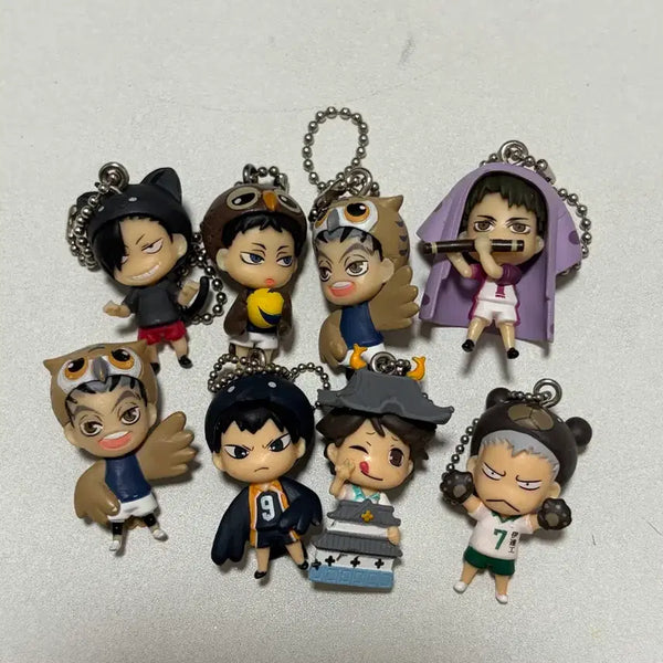 [BUNJANG] Haikyuu!! Gacha Keychain Set: Kageyama, Oikawa, Kuroo, Bokuto, Ushijima / 정품)하이큐 키링 가챠 카게야마 오이카와 쿠로오 보쿠토 우시지마
