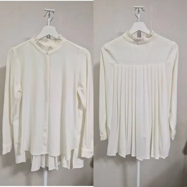 [BUNJANG] Pleated Blouse / 플리츠 블라우스