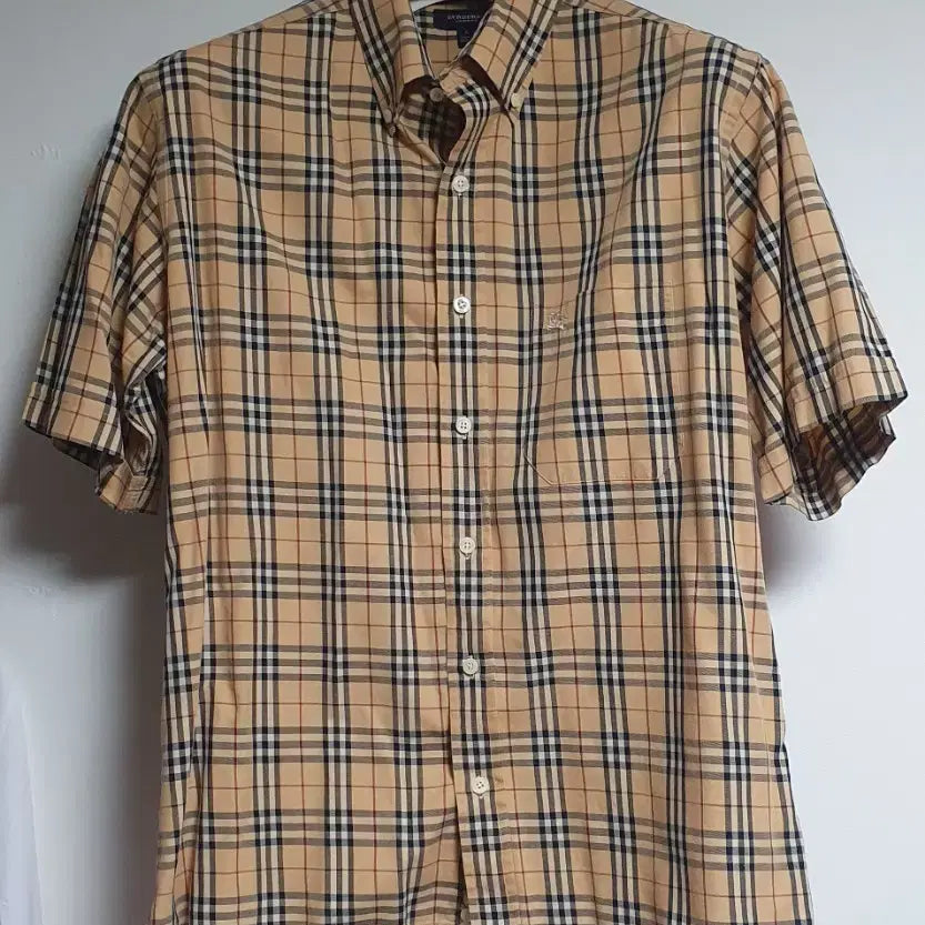 [BUNJANG] Burberry Nova Check Short Sleeve Shirt L / 버버리 노바체크 반팔 셔츠  L