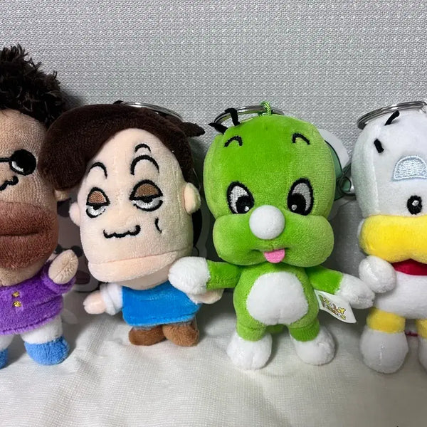 [BUNJANG] Dooly, Go Gil-dong, Ddochi, Michael Doll Keyring Bundle Set / 둘리 고길동 또치 마이클 인형 키링 일괄
