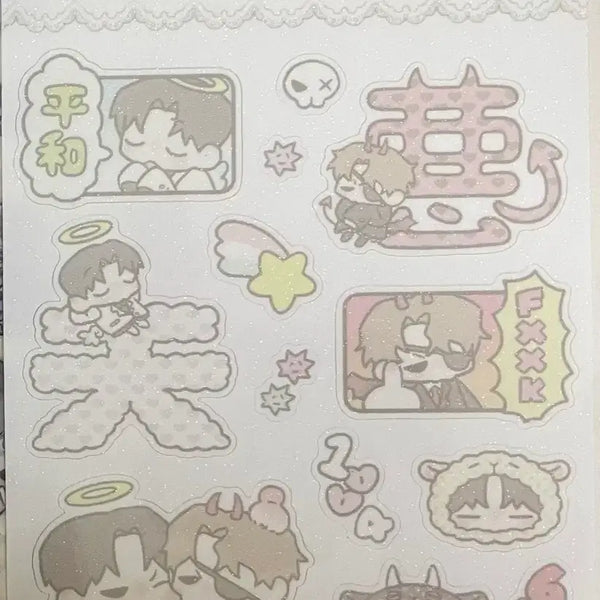 [BUNJANG] Gwedam Chulgeun (Ghostly Commute) Cheonak Sticker Set / 괴담출근 괴출 천악스티커