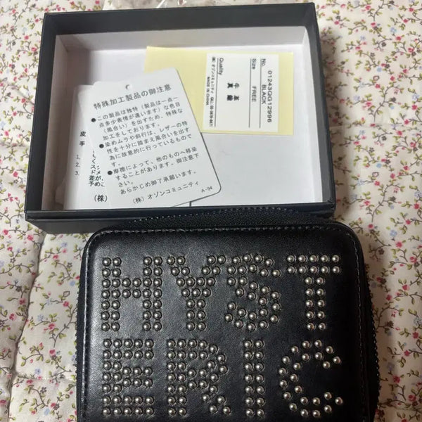[BUNJANG] Hysteric Glamour Studded Zipper Wallet / 마지막가격내림)히스테릭글래머 스터드 지퍼 지갑