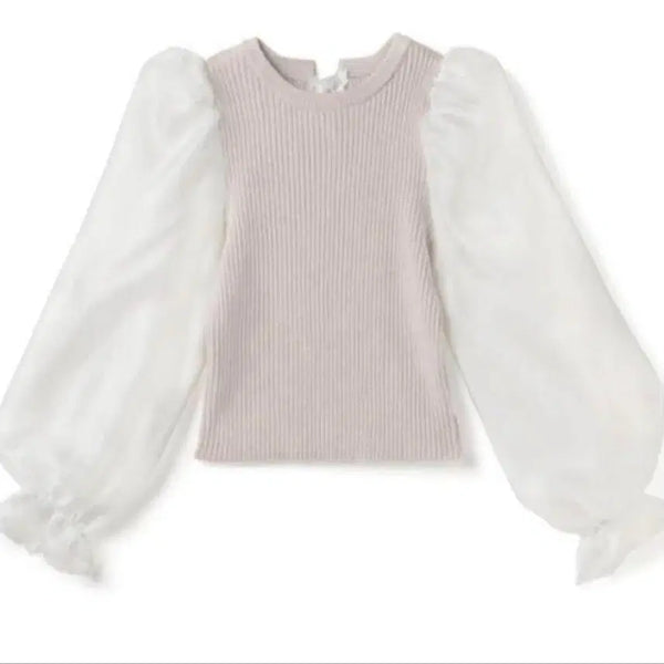 [BUNJANG] GRL Back Ribbon Knit Top / grl 백리본 니트탑