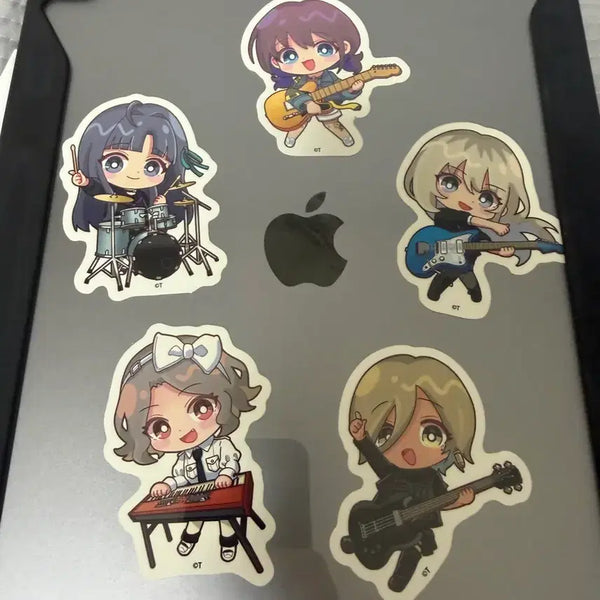 [BUNJANG] Bandori! Girls Band Party! SD Stickers (Nina, Momoka, Subaru, Rupa, Tomo) 5-Piece Set / 걸즈 밴드 크라이 SD 스티커 (니나, 모모카, 스바루, 루파. 토모 5종세트)