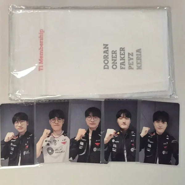 [BUNJANG] T1 T1zon Slogan + Photocard Set / T1 티원 티원존 t1zon 슬로건 + 포토카드 세트 양도