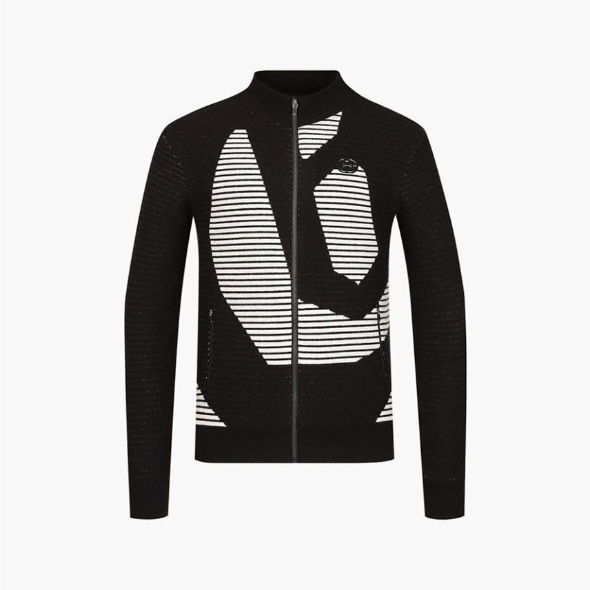 [BUNJANG] Castelbajac Men's Wool Blend Windproof Knit Zip-Up / (새상품) 까스텔바작 남성 울혼방 방풍 니트 집업