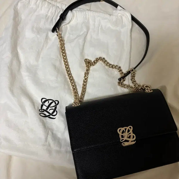 [BUNJANG] Louis Quatorze Women's Leather Chain Strap Crossbody Bag / 루이까또즈 크로스백