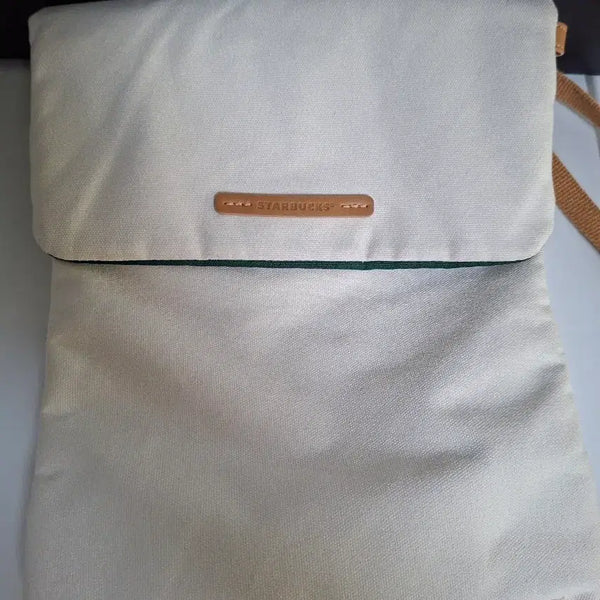 [BUNJANG] Starbucks x RAWROW Collaboration Canvas Crossbody Bag / [Starbucks] 스타벅스 x 로로우 RAWROW 콜라보 캔버스 크로스백