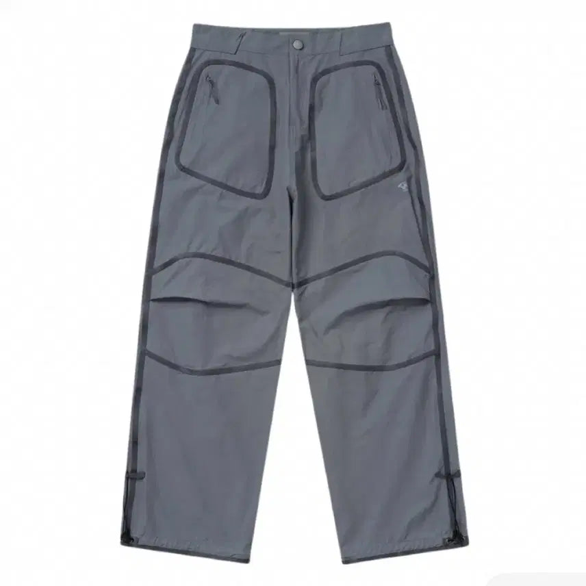 [BUNJANG] Sansan Gear Webbing Patch Pants Charcoal 24SS / 산산기어 웨빙 패치 팬츠 차콜 24SS