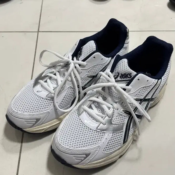 [BUNJANG] Asics Gel 1130 White Navy Sneakers / 아식스 젤 1130 285사이즈