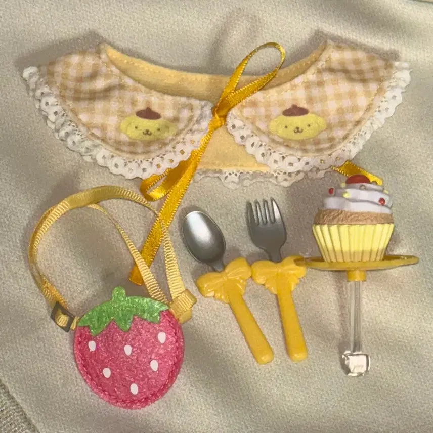 [BUNJANG] Sanrio Pitatto Friends Pompompurin Cafe Accessory Set / 산리오 피탓토 프렌즈 폼폼푸린 카페 액세서리 소품 세트
