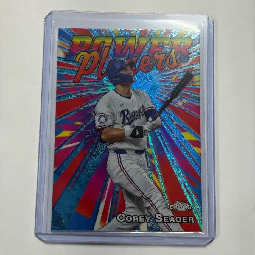 [BUNJANG] 2025 Topps Chrome Corey Seager Insert Baseball Card / 2025 탑스 크롬 코리 시거 인서트 야구카드 MLB