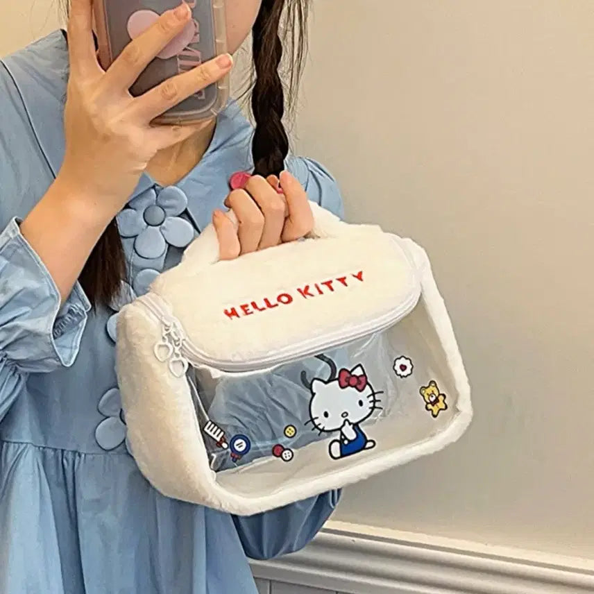 [BUNJANG] Hello Kitty Fur Pouch / 헬로키티 털 파우치