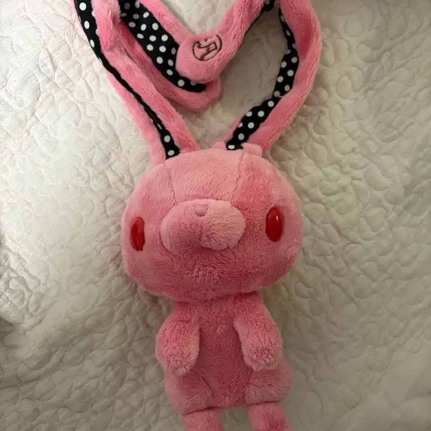 [BUNJANG] Classic Gloomy Bear General Rabbit Pink Dot Plush Doll / 고전 글루미베어 범용토끼 핑크도트 인형