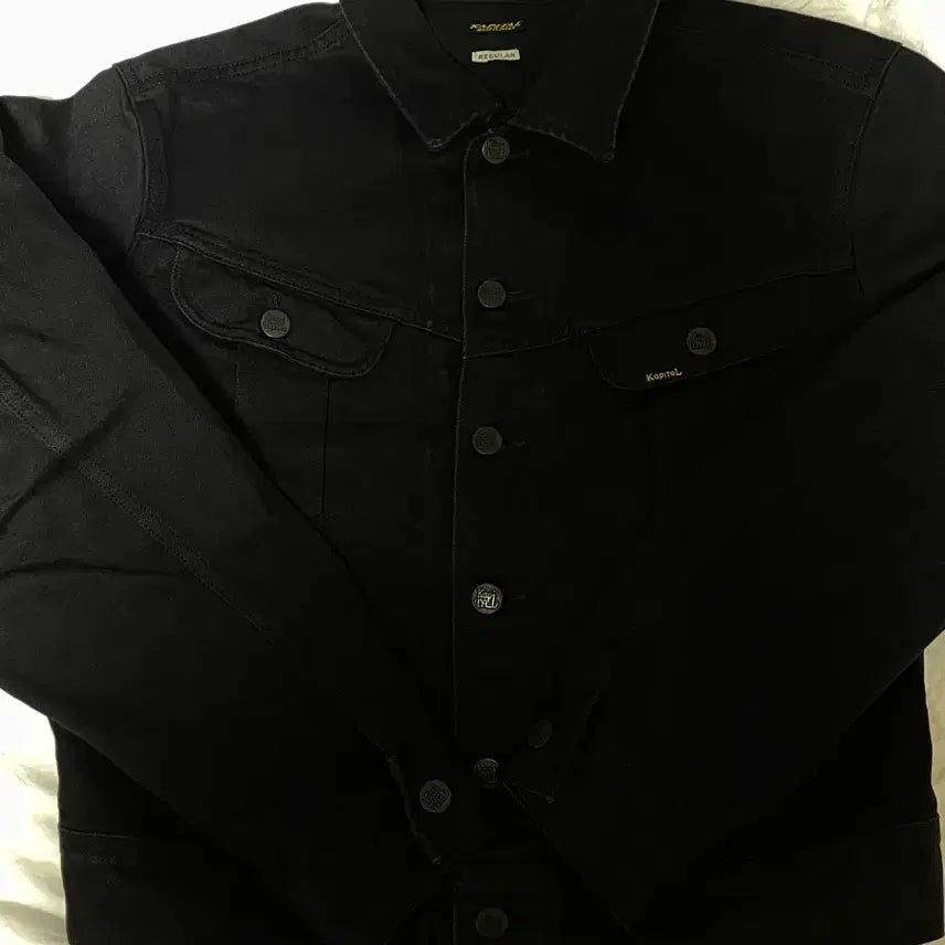 [BUNJANG] Kapital Black Denim Westerner Jacket Size 40 / (새상품)캐피탈 블랙 데님 웨스터너 자켓 40사이즈