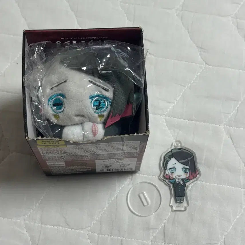 [BUNJANG] Demon Slayer Enmu Hug Character & Mini Acrylic Bundle Set / 일괄) 귀멸의 칼날 엔무 허그캬라 + 미니이크릴