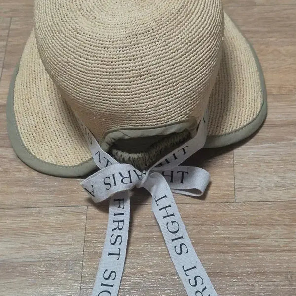 [BUNJANG] UV Protection 99.9% Bonnet Hat with String Detail / (자외선 차단 99.9%) 여름 필수템 보넷햇 끈 디테일