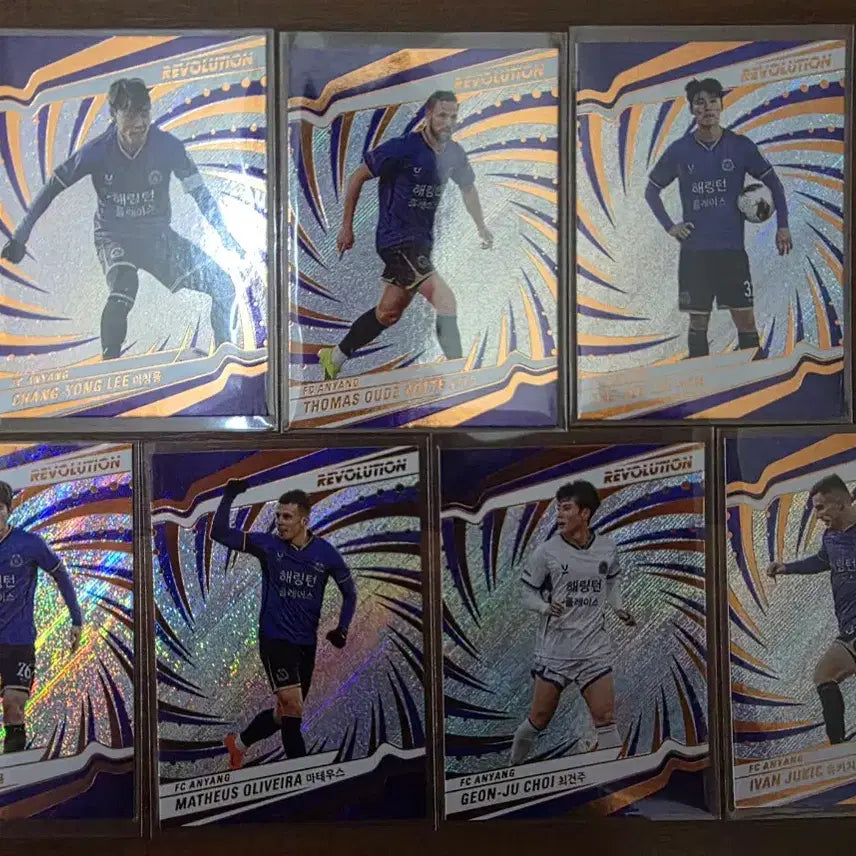 [BUNJANG] 2026 Panini Revolution K League Soccer Cards Anyang (Veteran Base Full Set) / 2026 파니니 레볼루션 K리그 축구카드 안양 (베테랑 베이스 풀세트)