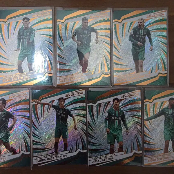 [BUNJANG] 2026 Panini Revolution K League Soccer Card Daejeon Veteran Base Full Set / 2026 파니니 레볼루션 K리그 축구카드 대전 (베테랑 베이스 풀세트)