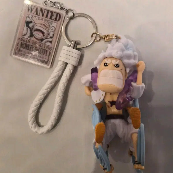 [BUNJANG] One Piece Luffy Nika Figure Keychain 10cm / 원피스 니카루피 피규어 키링 10cm (새상품)