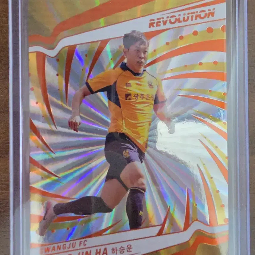 [BUNJANG] 2026 Panini Revolution K League Soccer Card Seung-woon Ha (Sunburst) / 2026 파니니 레볼루션 K리그 축구카드 광주 하승운 (썬버스트)