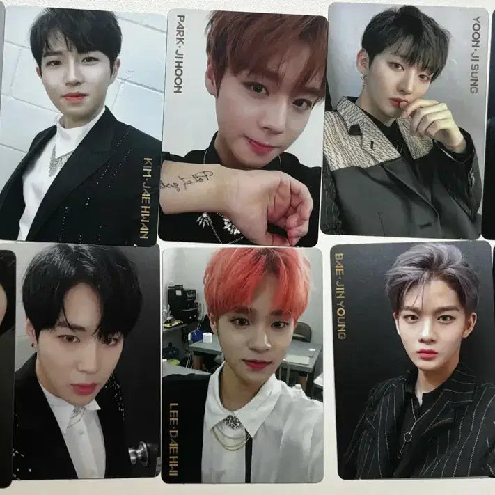 [BUNJANG] Wanna One Night Version Bundle Set Photocard (Park Jihoon) / 워너원 나잇 버전 포카 일괄 (박지훈)
